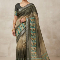 Graceful Jacquard Silk Saree with Blouse Piece for Timeless Ethnic Fashion | MDW-PRAVYA