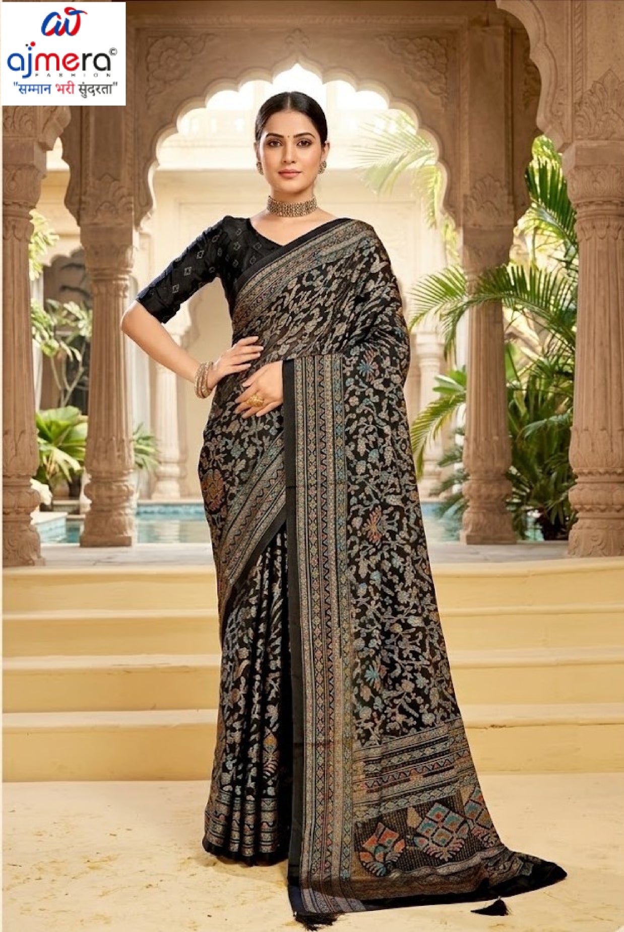 Contemporary Printed Saree with Blouse Piece for Premium Wear  | RDD-VISHAKA VOL-4