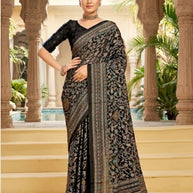 Contemporary Printed Saree with Blouse Piece for Premium Wear  | RDD-VISHAKA VOL-4