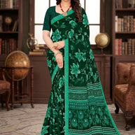 Beautiful Printed Saree with Blouse Piece for Cultural Celebrations | GLC-PALAV