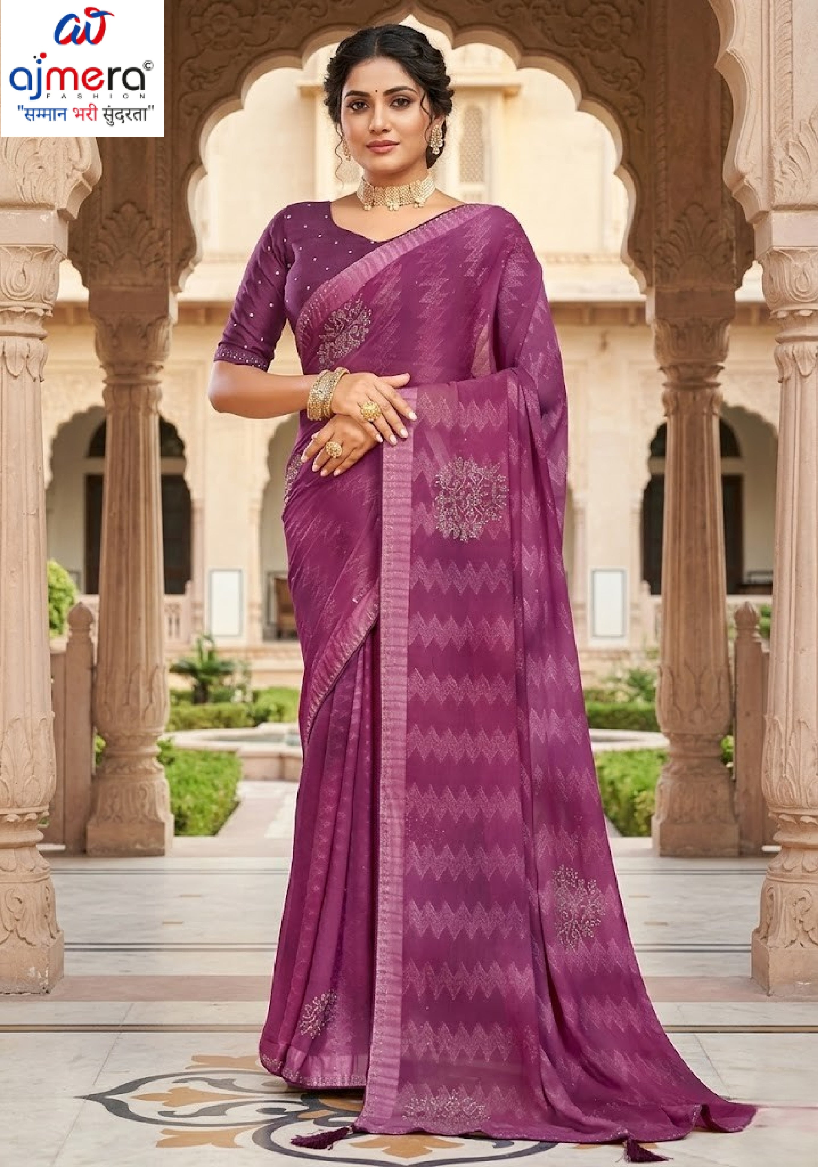 Stylish Printed Saree with Blouse Piece for Traditional Celebrations  | RDD-TANVI