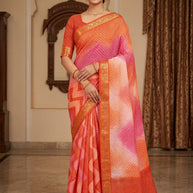 Digital Print Saree with Blouse Piece for Premium Ethnic and Traditional Wear | STG-KOSI