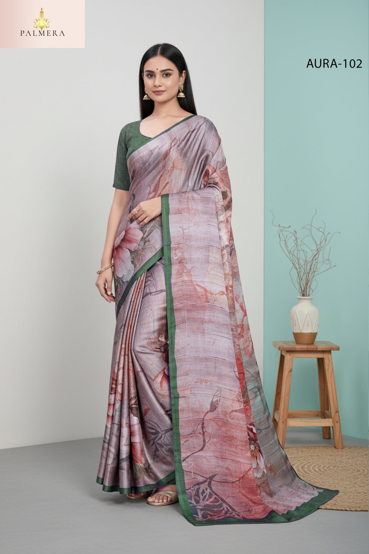Aura Modal Saree with Blouse for Premium Ethnic and Designer Wear | ALL-AURA VOL-1