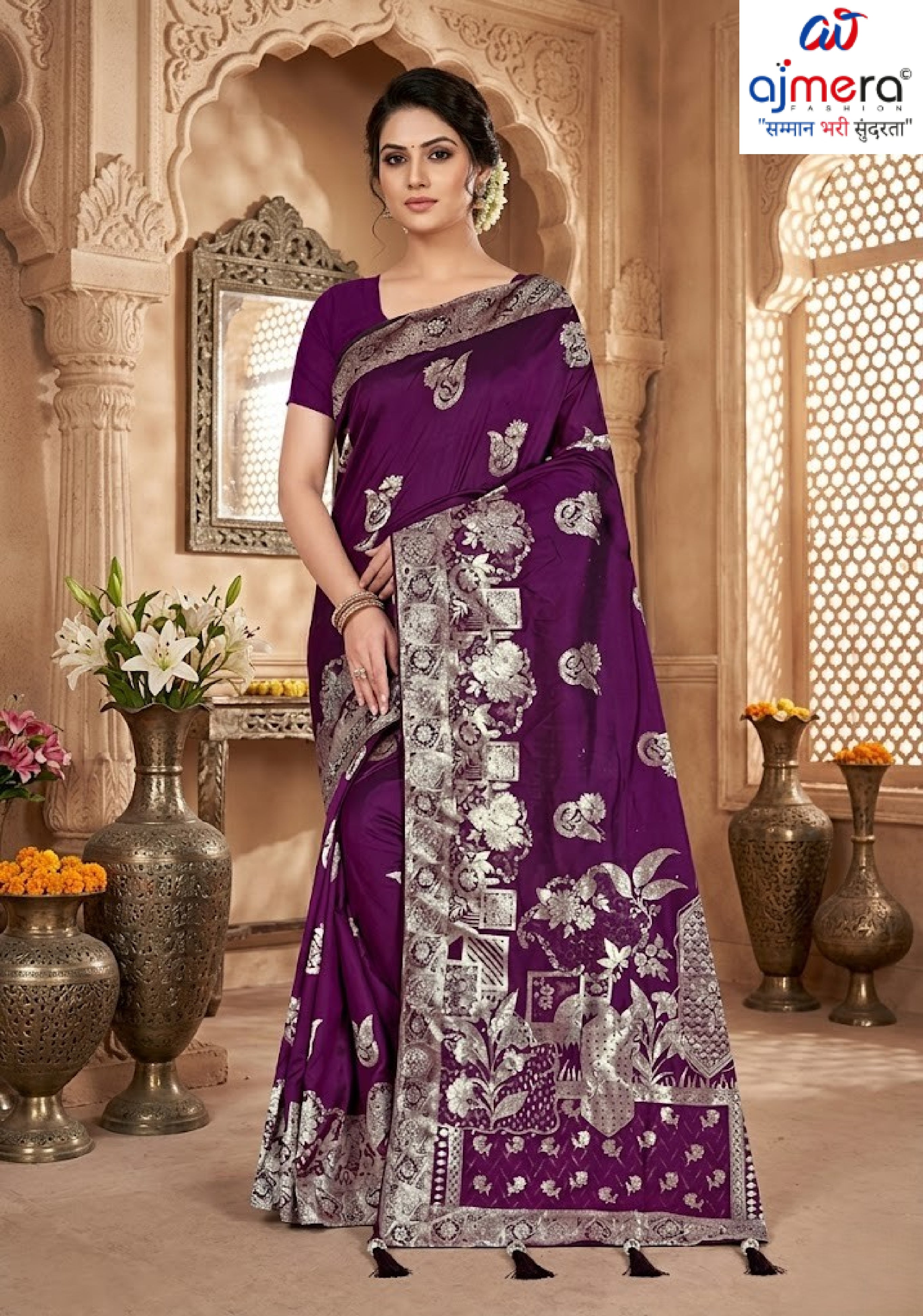 Modern Jacquard Silk Saree With Blouse Piece | TUL-HUMJOLI SILK VOL-25