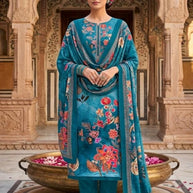 Premium Designer Unstitched Suit Set | ROL-SILKY