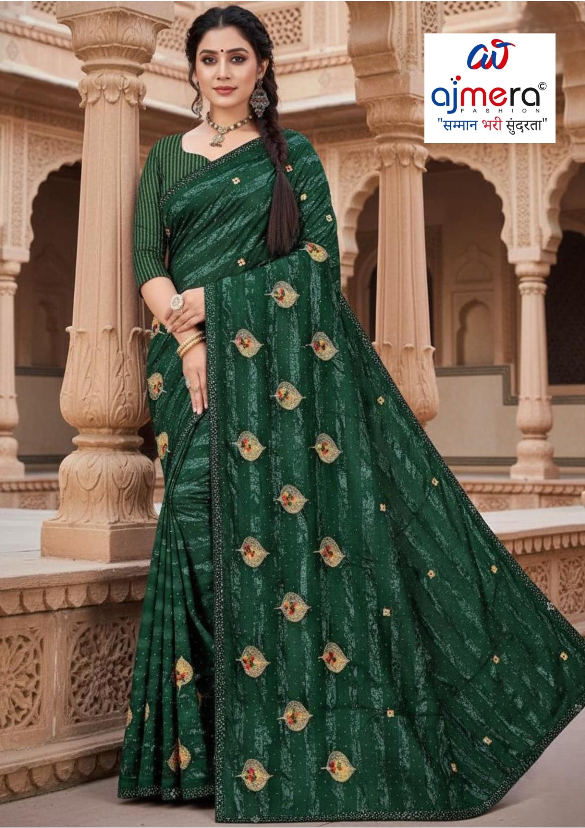 Bulk Saree Supplier with Blouse Piece for Premium Ethnic and Traditional Wear | VKM-PIKASO