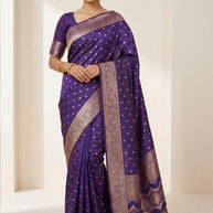 Classic Rapier Silk Matching Saree With Blouse Piece | GYT-VAIDEHI