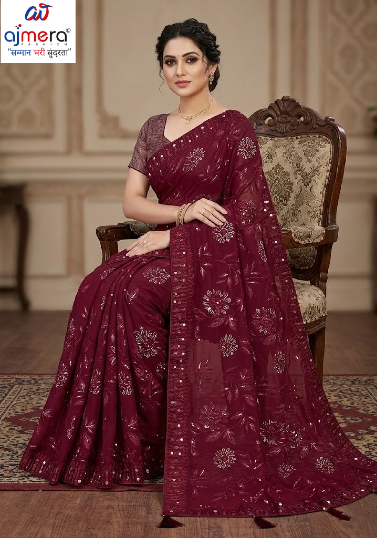 Fashionable Printed Saree with Blouse Piece for Festive Collection  | RDD-YUKTI VOL-58