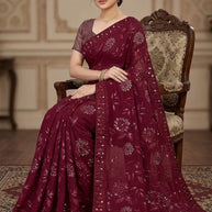 Fashionable Printed Saree with Blouse Piece for Festive Collection  | RDD-YUKTI VOL-58