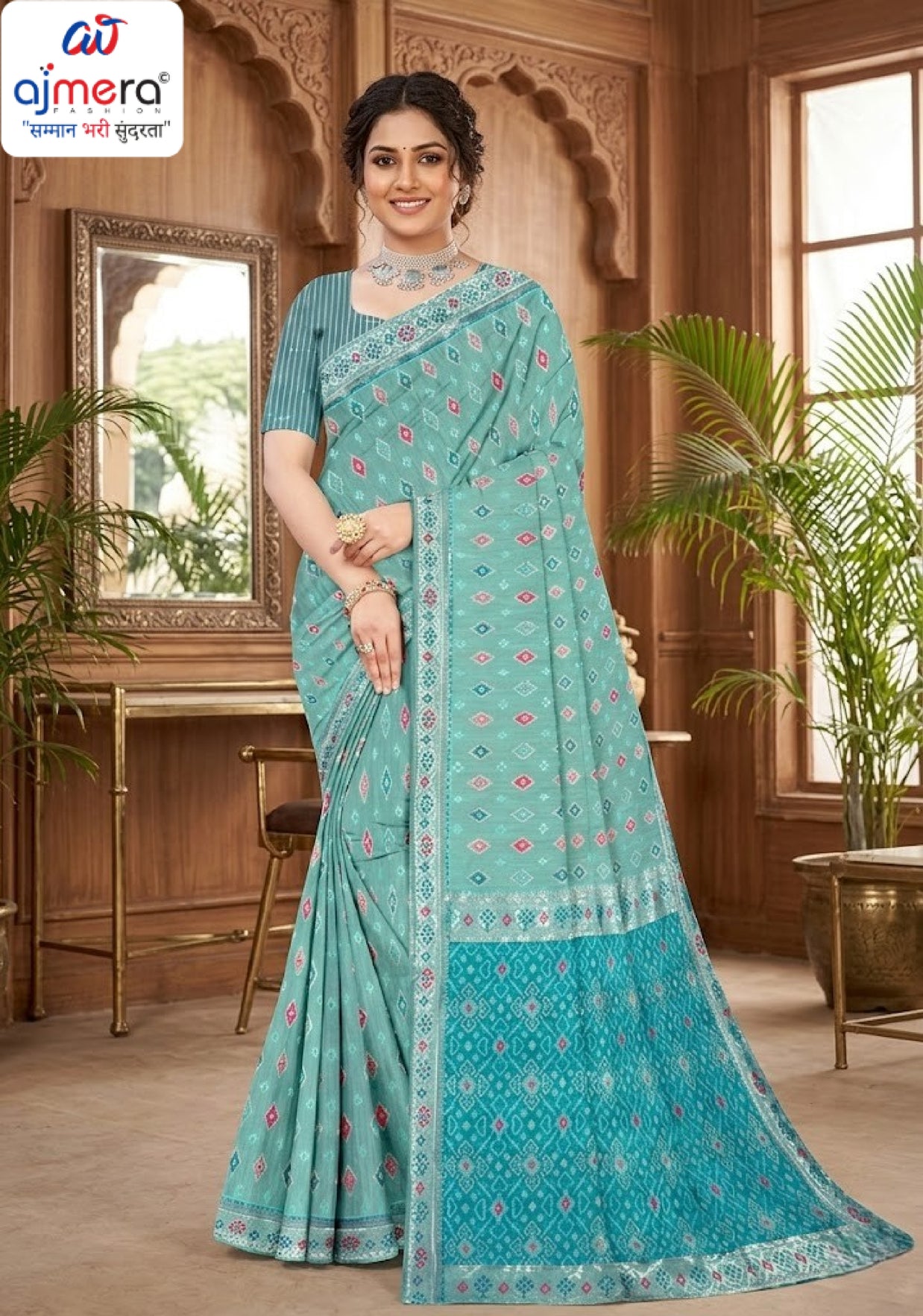 B2B Saree Supplier without Blouse for Premium Ethnic and Traditional Wear | RT-JHUMKA