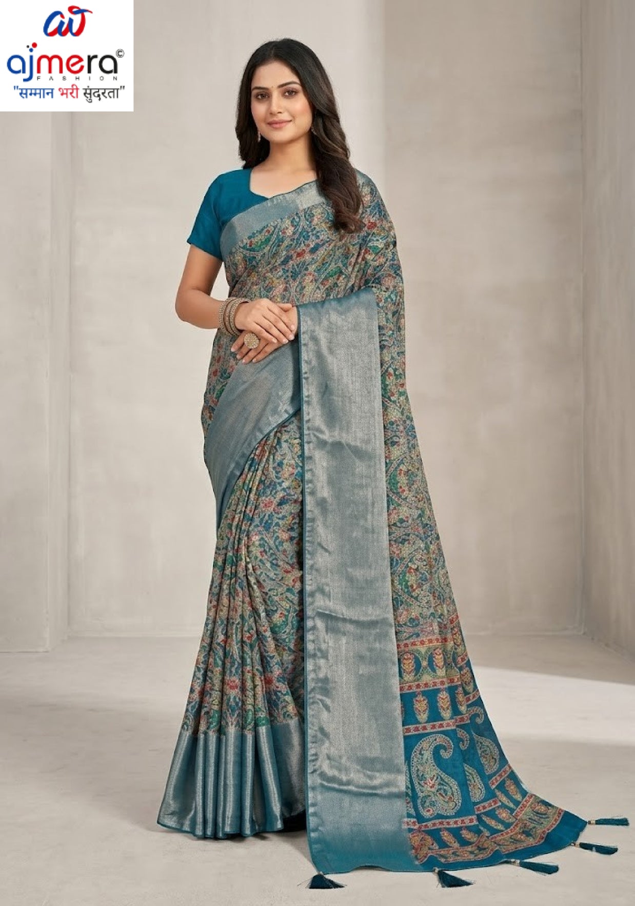 Contemporary Printed Saree with Blouse Piece for Premium Wear  | RDD-LALITA