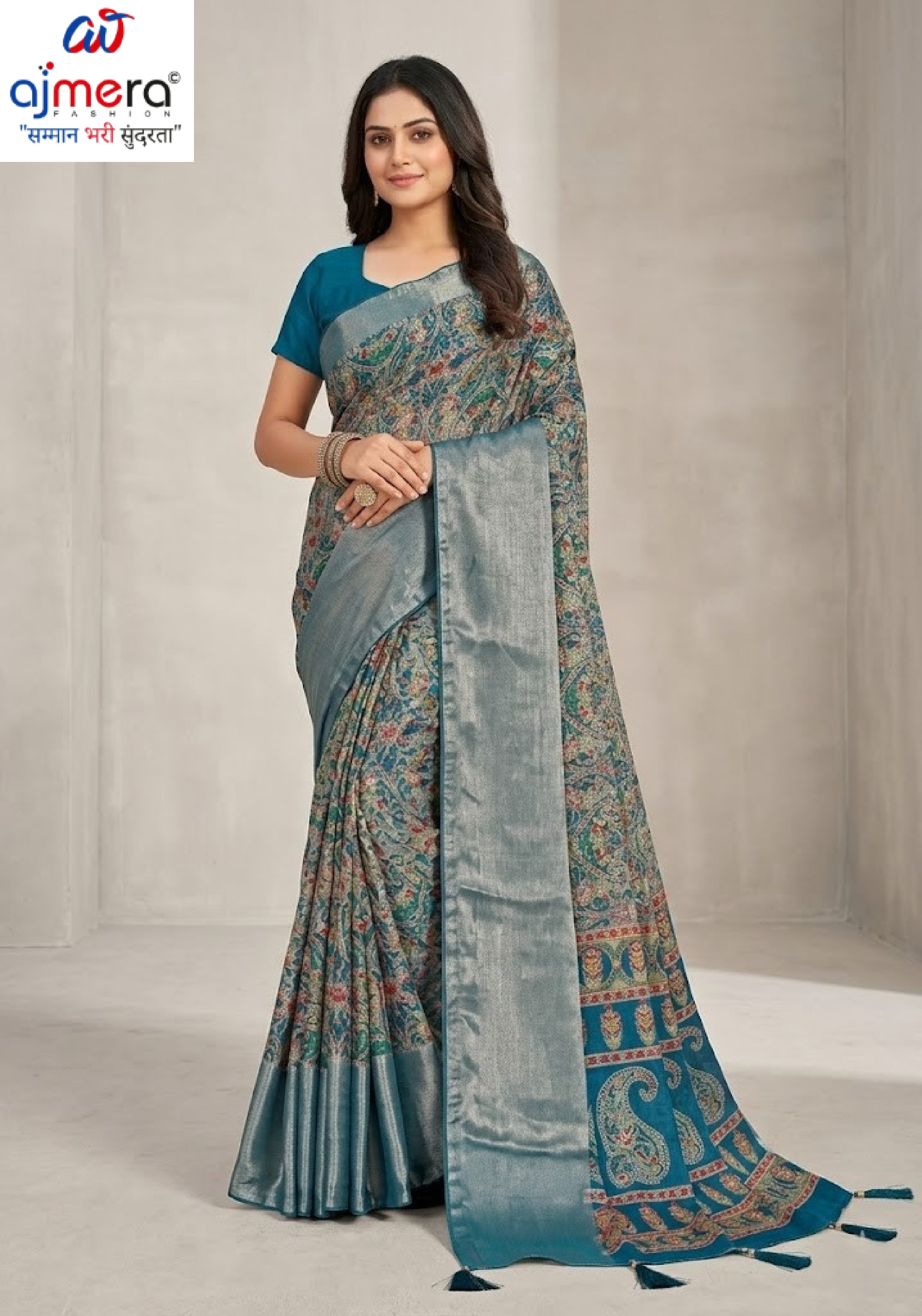 Contemporary Printed Saree with Blouse Piece for Premium Wear  | RDD-LALITA