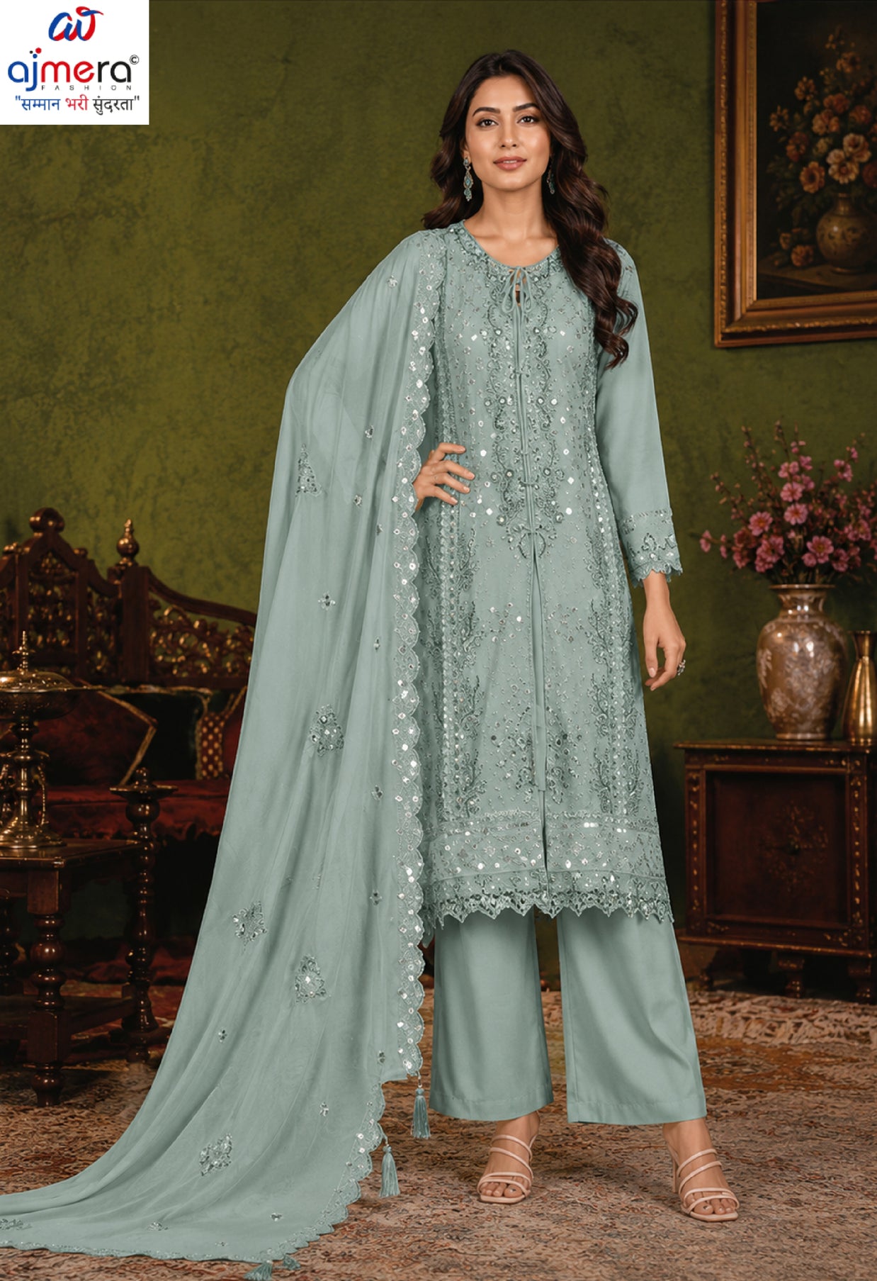 Designer Premium Pakistani Designer Suit for Women | JPF-4209
