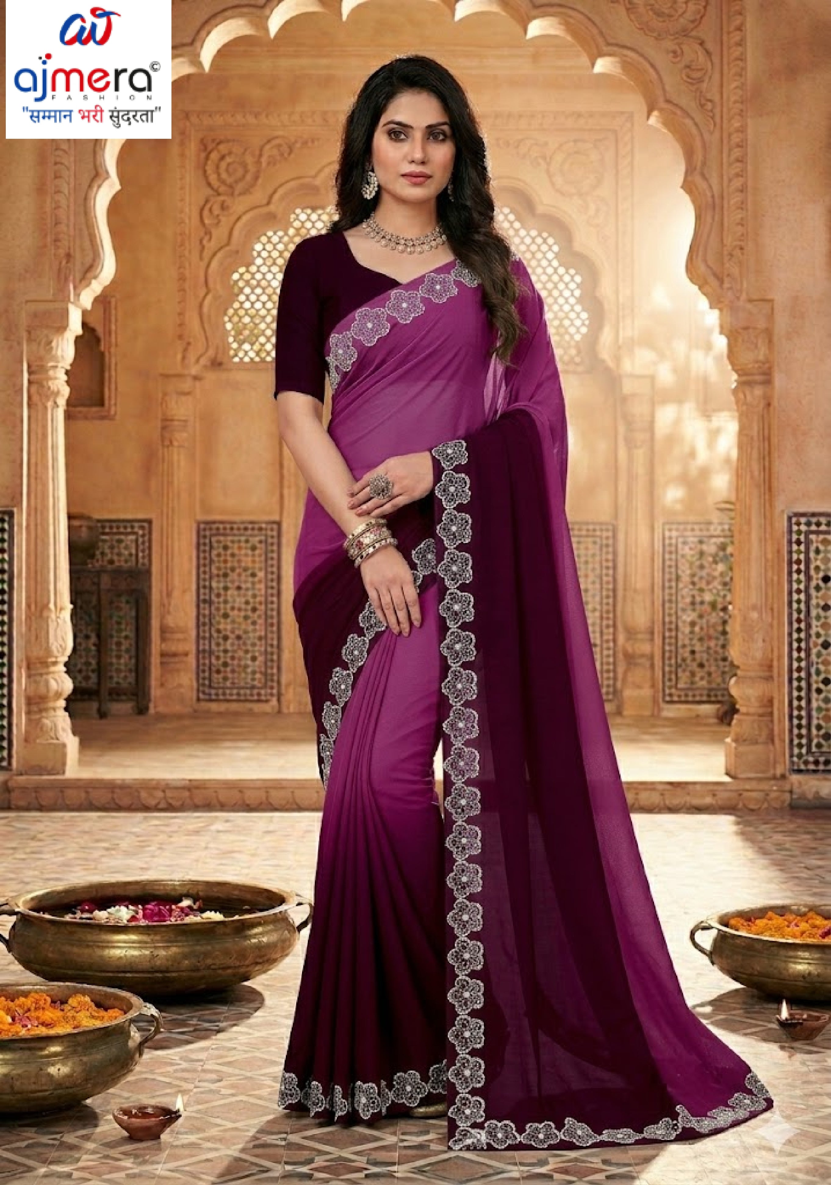 Top Dyed Saree Wholesale with Blouse Piece for Premium Ethnic and Traditional Wear | SRS-KOLKATA QUEEN