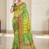 Fashionable Printed Saree with Blouse Piece for Festive Collection  | RMF-JASLEEN VOL-2