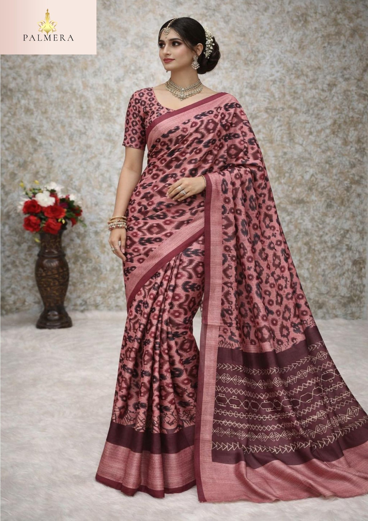Palmera Saree Wholesaler and Palmera Saree Supplier | ALL-IKKAT VOL-01