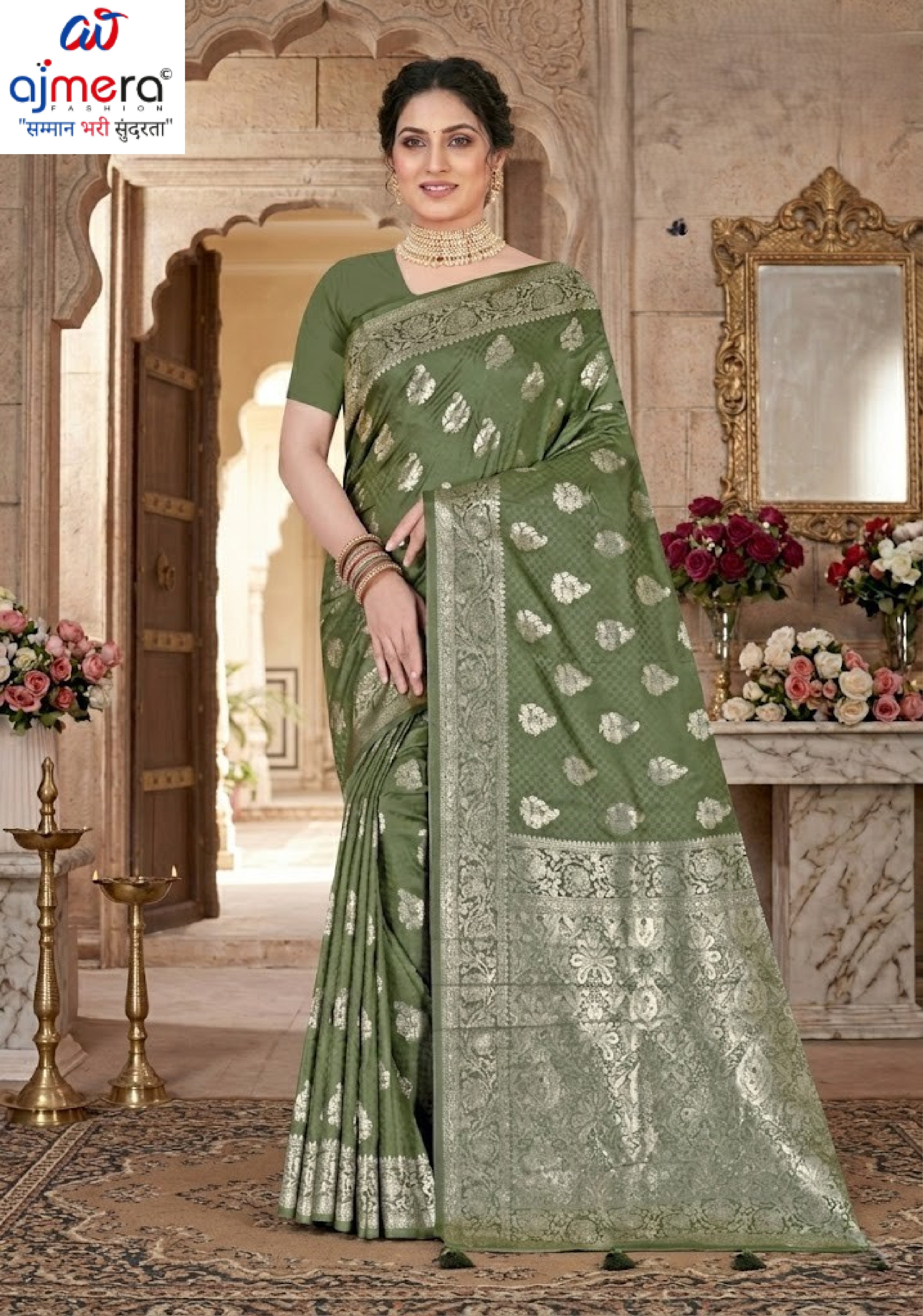 Classic Elegance Jacquard Silk Saree With Blouse Piece | TUL-MATWALI KAHANI SILK
