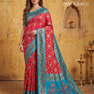 Palmera Saree Wholesaler and Palmera Saree Supplier | ALL-RAJWADI PATOLA-01
