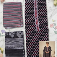 Premium Designer Unstitched Suit Set | NCY-COTTON SOMAYA