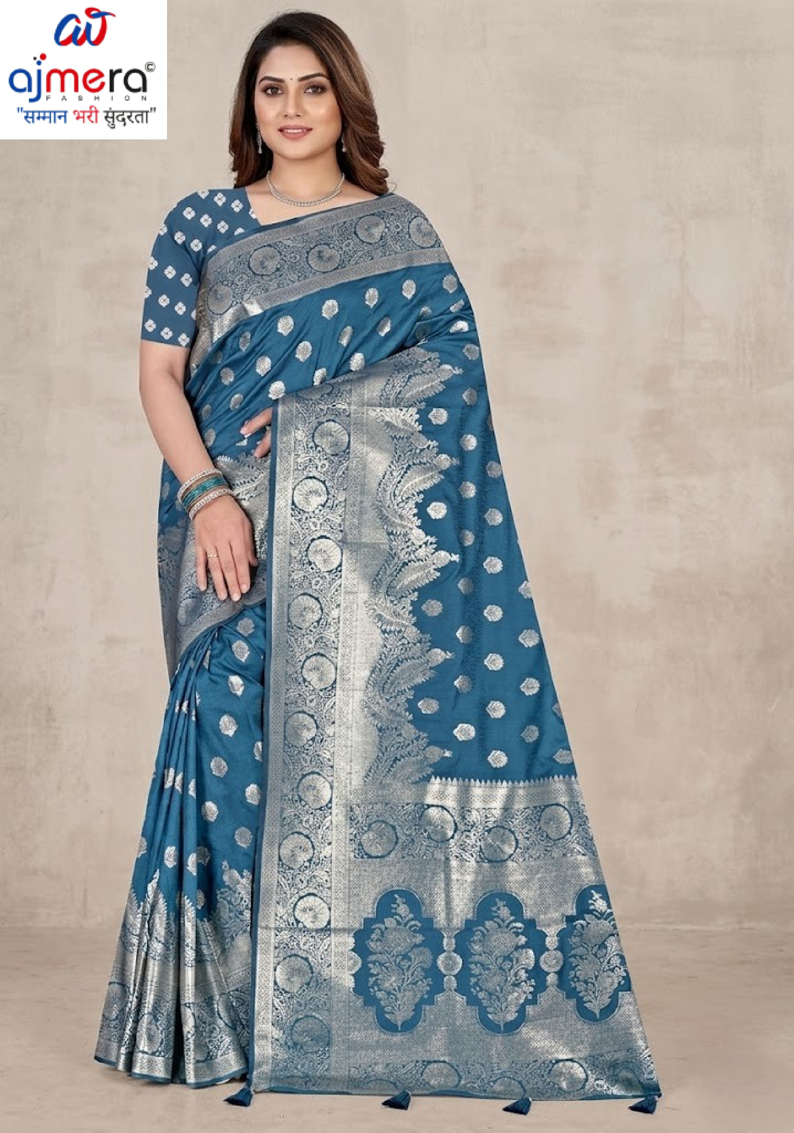 Graceful Jacquard Silk Saree with Blouse Piece for Timeless Ethnic Fashion | TUL-MATWALI SURAT SILK