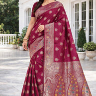 Fashionable Jacquard Silk Saree with Blouse Piece for Special Events | TUL-CLEAR SILK VOL-02