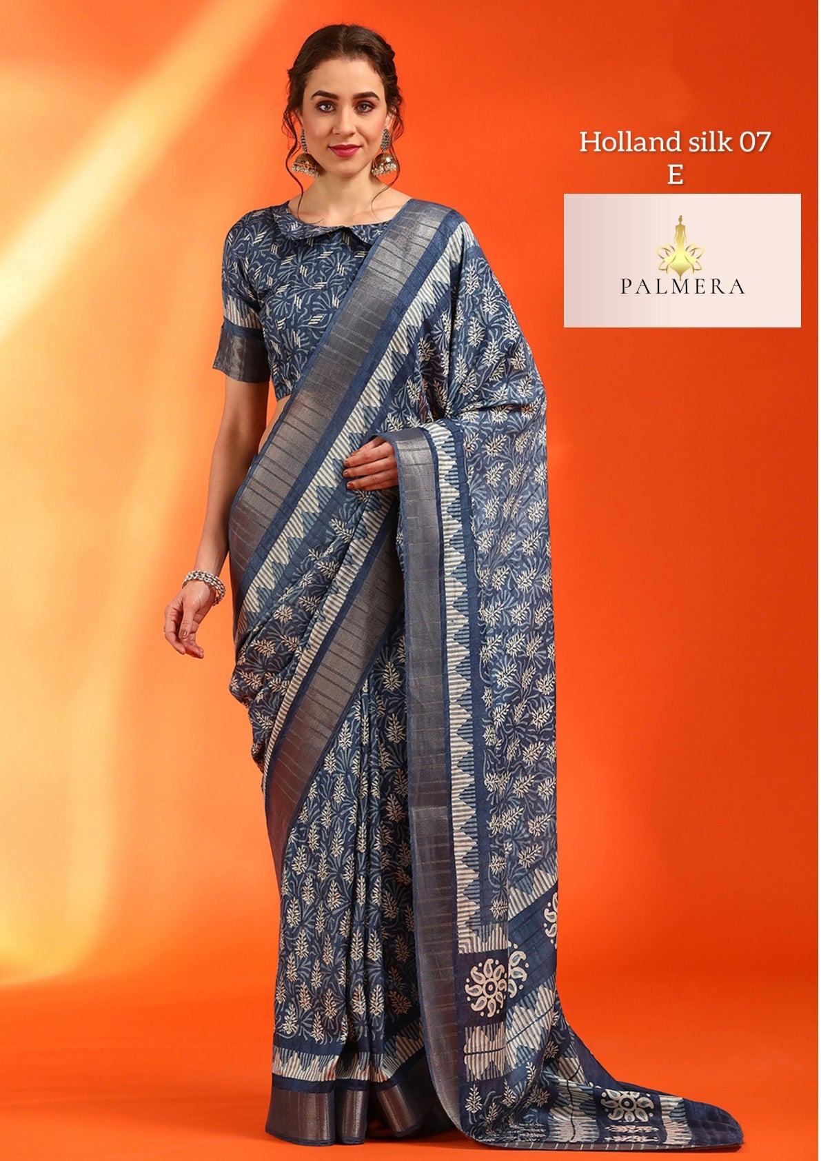 Holland Silk Kota Silk Saree with Blouse for Premium Ethnic and Traditional Wear | ALL-HOLLAND SILK-07