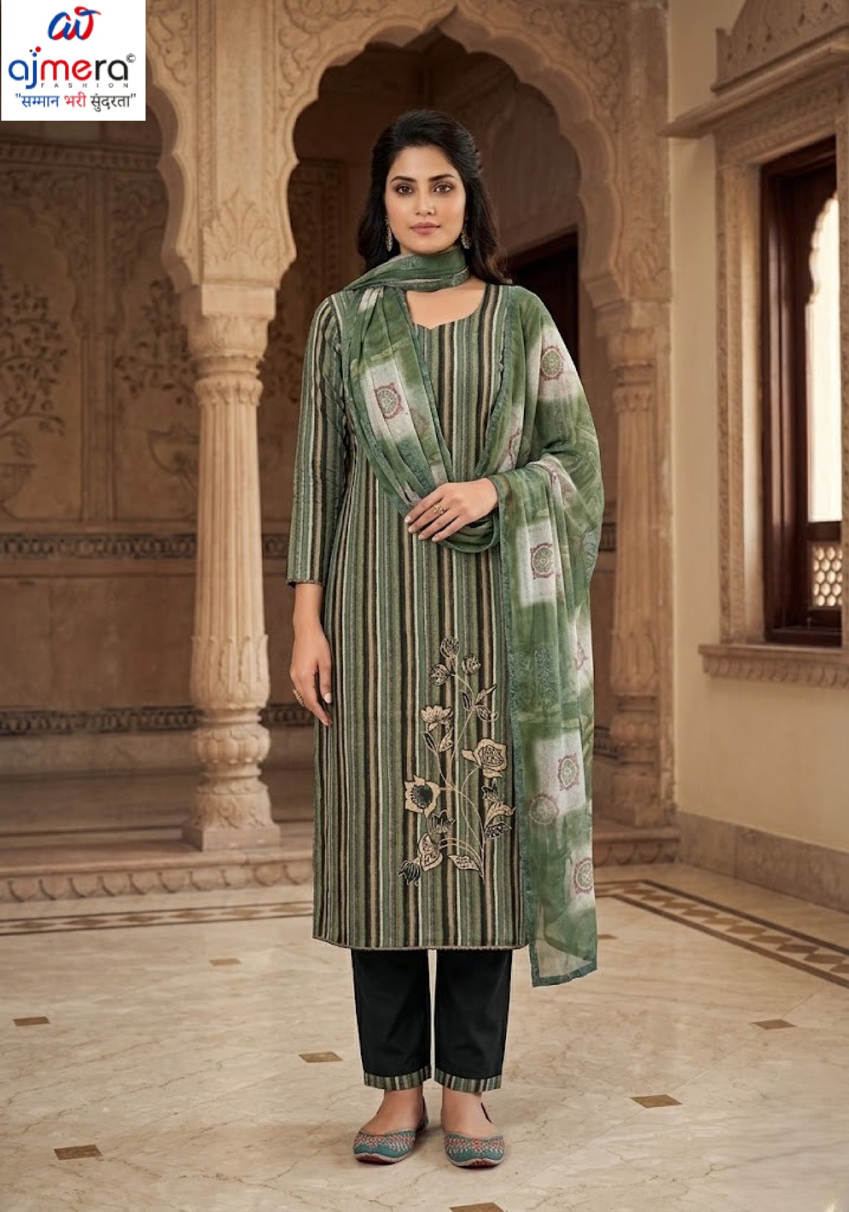 Premium Designer Unstitched Suit Set | KVV-MAHARANI VOL-181