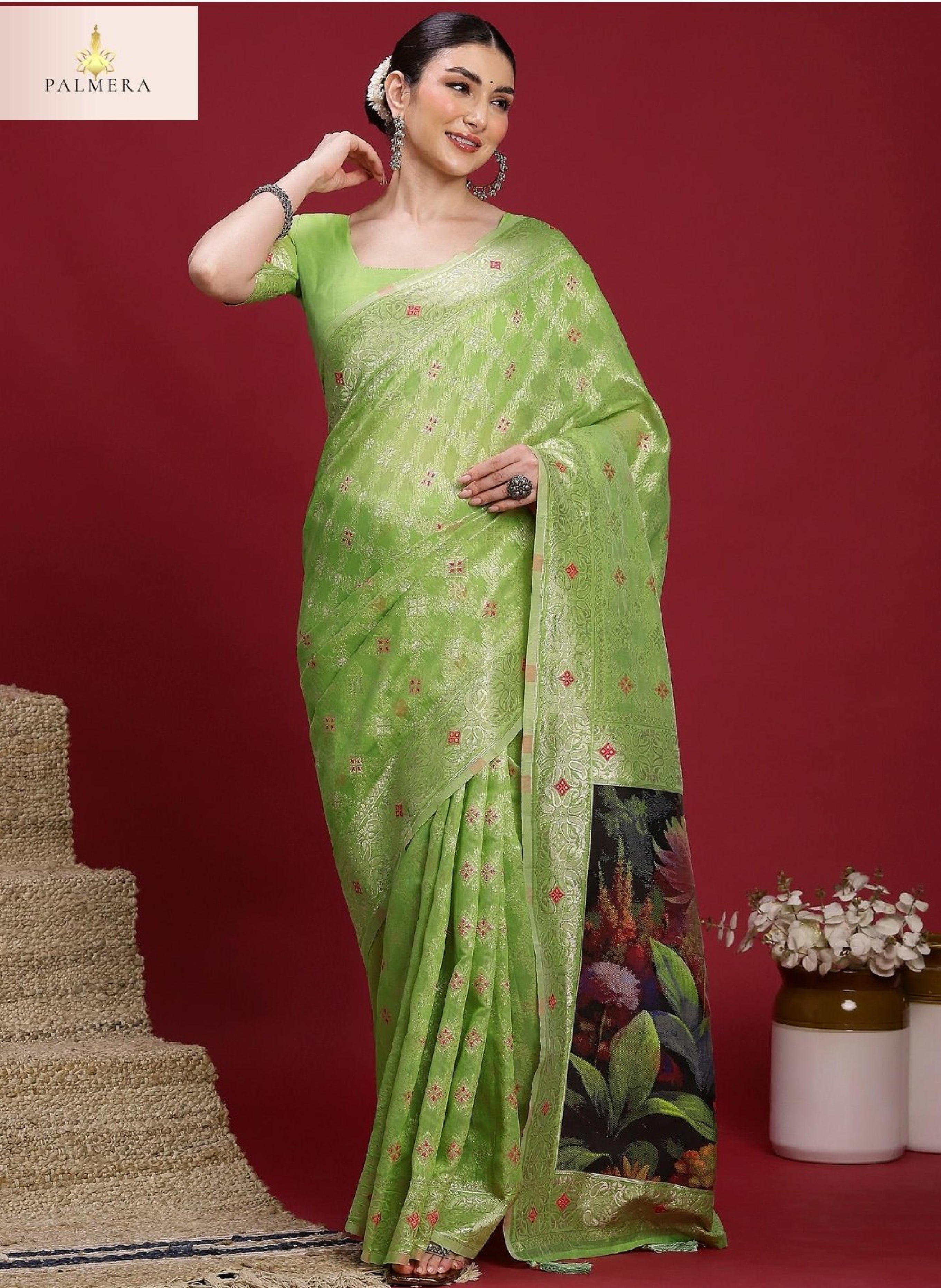 Palmera Saree Wholesaler and Palmera Saree Supplier | ALL-VANAYA-04