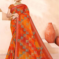 Graceful Printed Saree with Blouse Piece for Modern Ethnic Fashion | SNR-NAVJYOTI