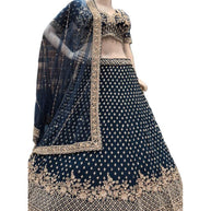 Best Georgette Embroidery Siroski Lahenga Manufacturer in India | SON-SADHANA NEW