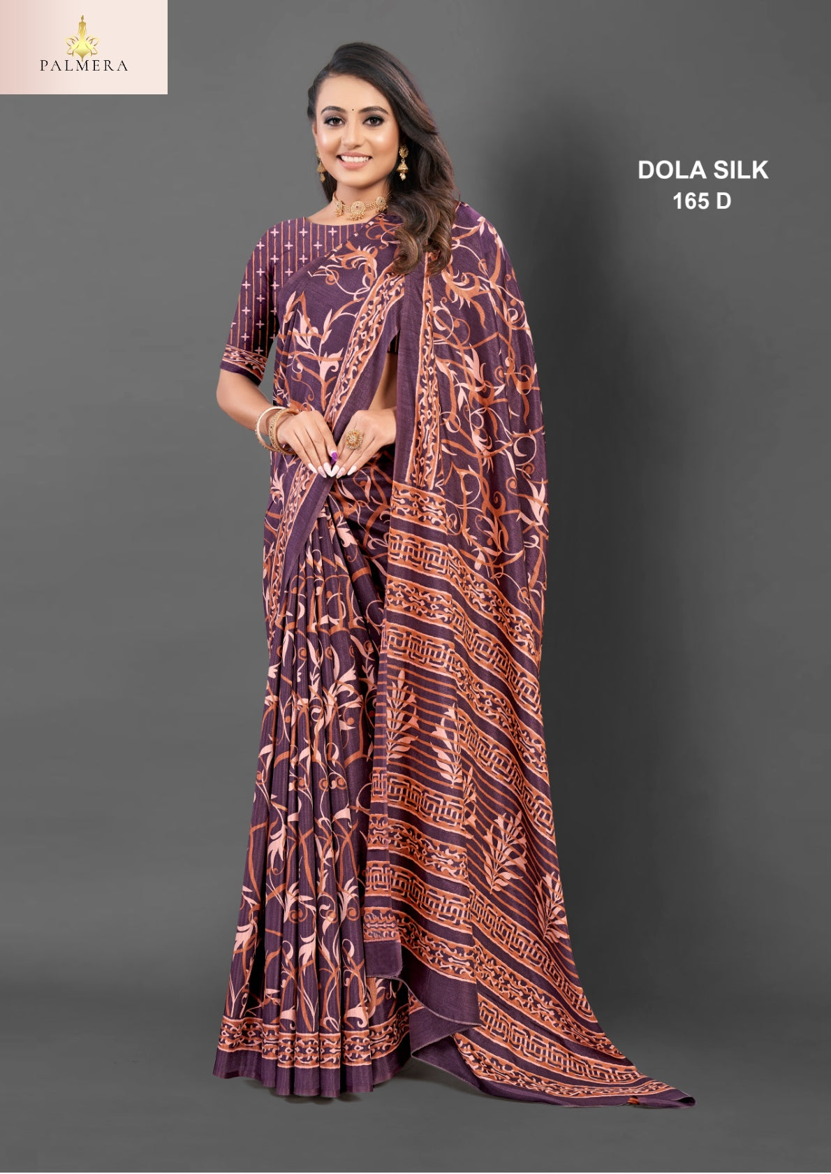 Dola Silk Blended Silk Saree with Blouse for Premium Ethnic and Designer Wear | ALL-DOLA SILK-165