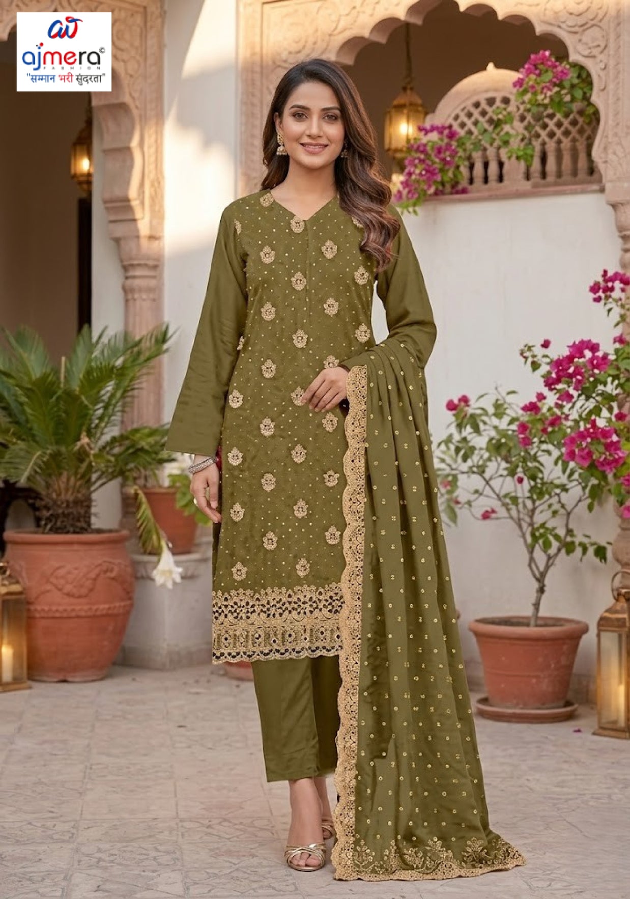 Designer Unstitched Suit Fabric | YF-MOUSAM ZOYA