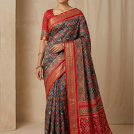 Vibrant Elegance Jacquard Silk Saree With Blouse Piece | MDW-DVITI