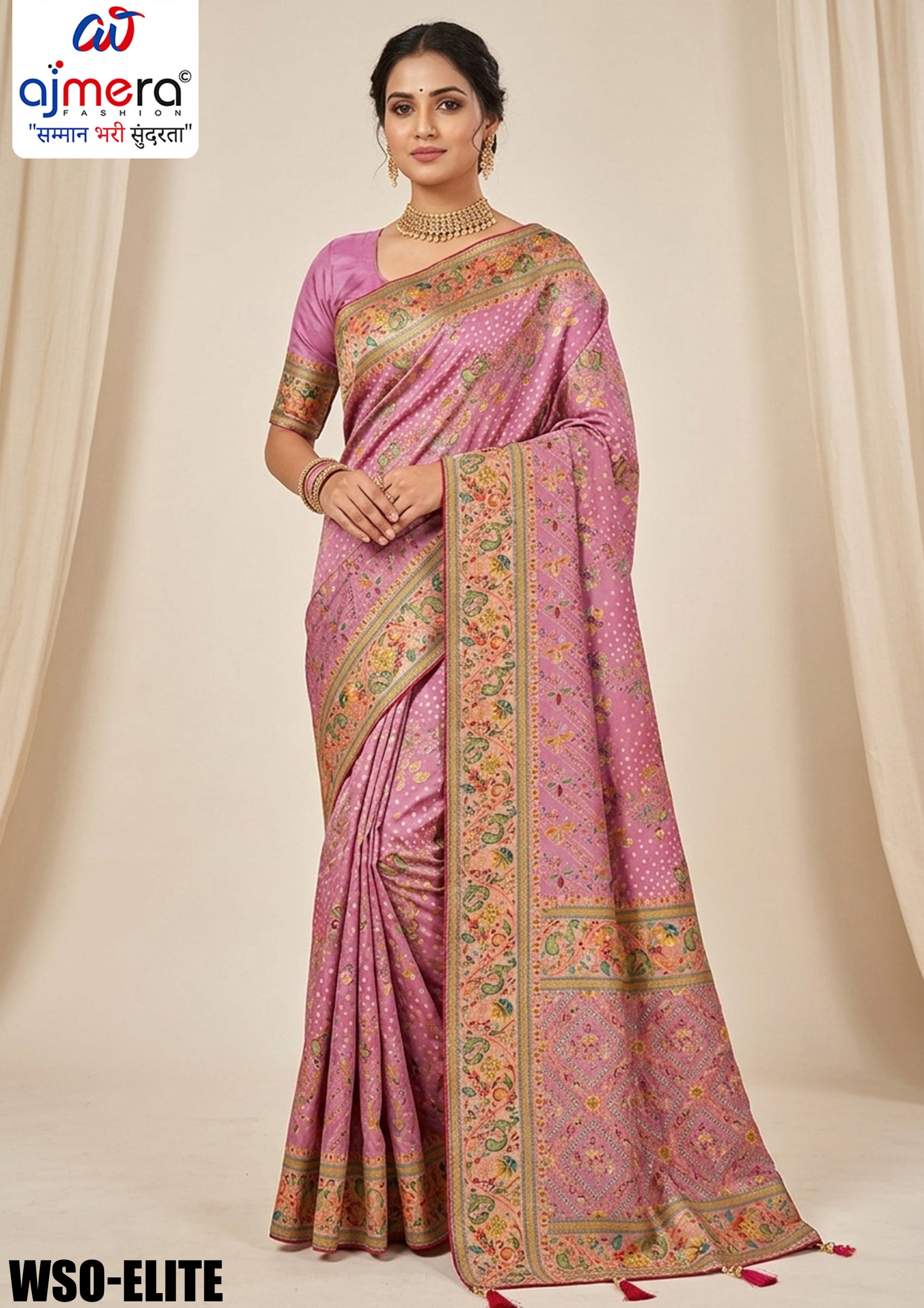 Royal Weave Jacquard Silk Saree With Blouse Piece | WSO-ELITE