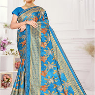 Contemporary Printed Saree with Blouse Piece for Premium Wear | SNR-GAURI RANI
