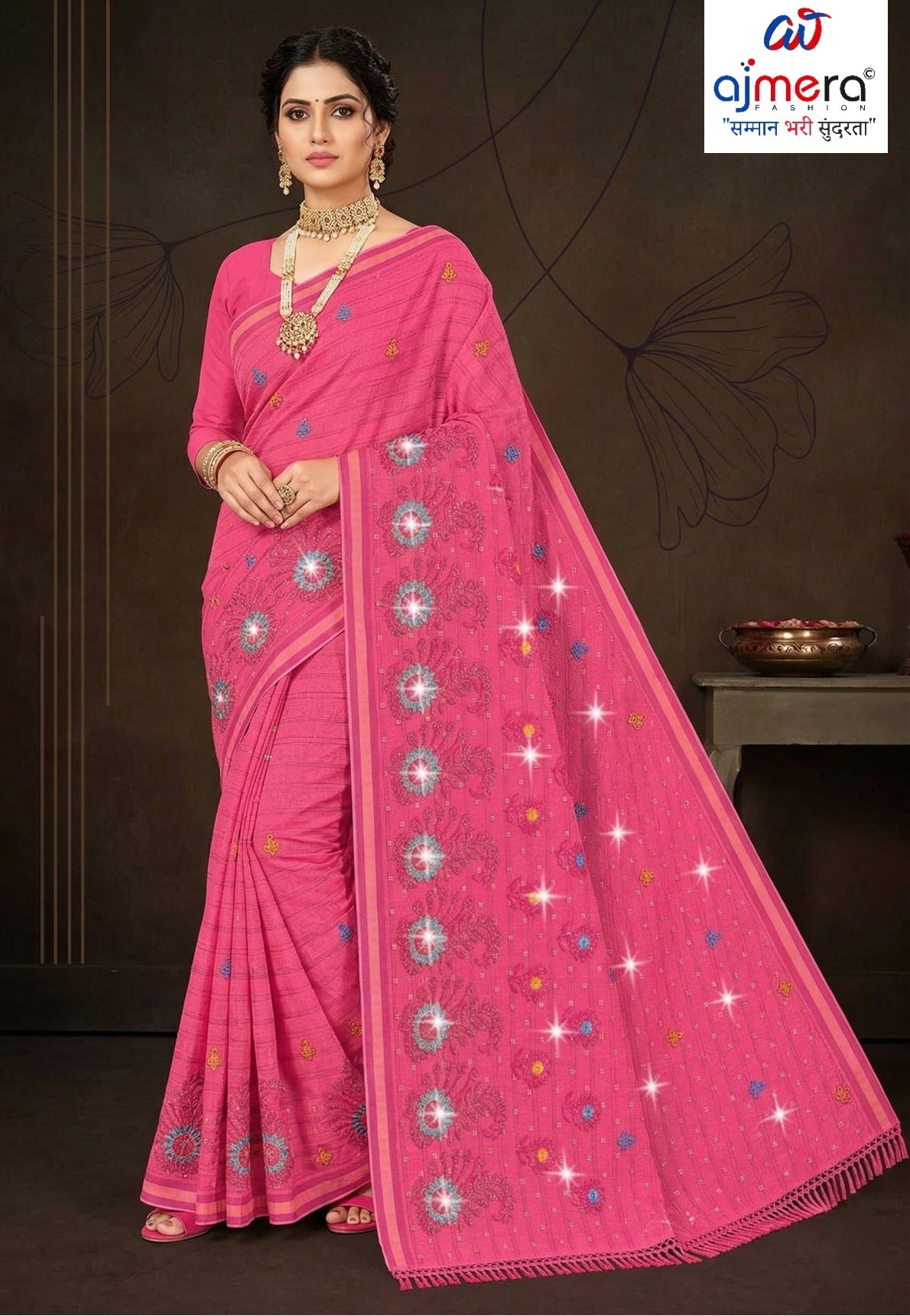 Designer Cotton Saree with Without Blouse for Premium Ethnic and Traditional Wear | PJA-CHANDRA KALA