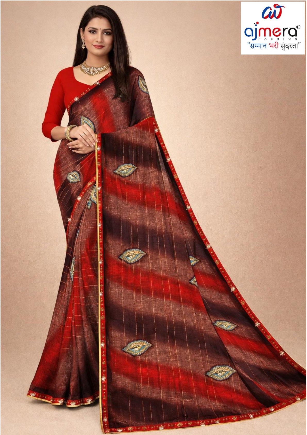 Trendy Printed Saree with Blouse Piece for Women’s Ethnic Wardrobe  | CAS-KHUSHBOO