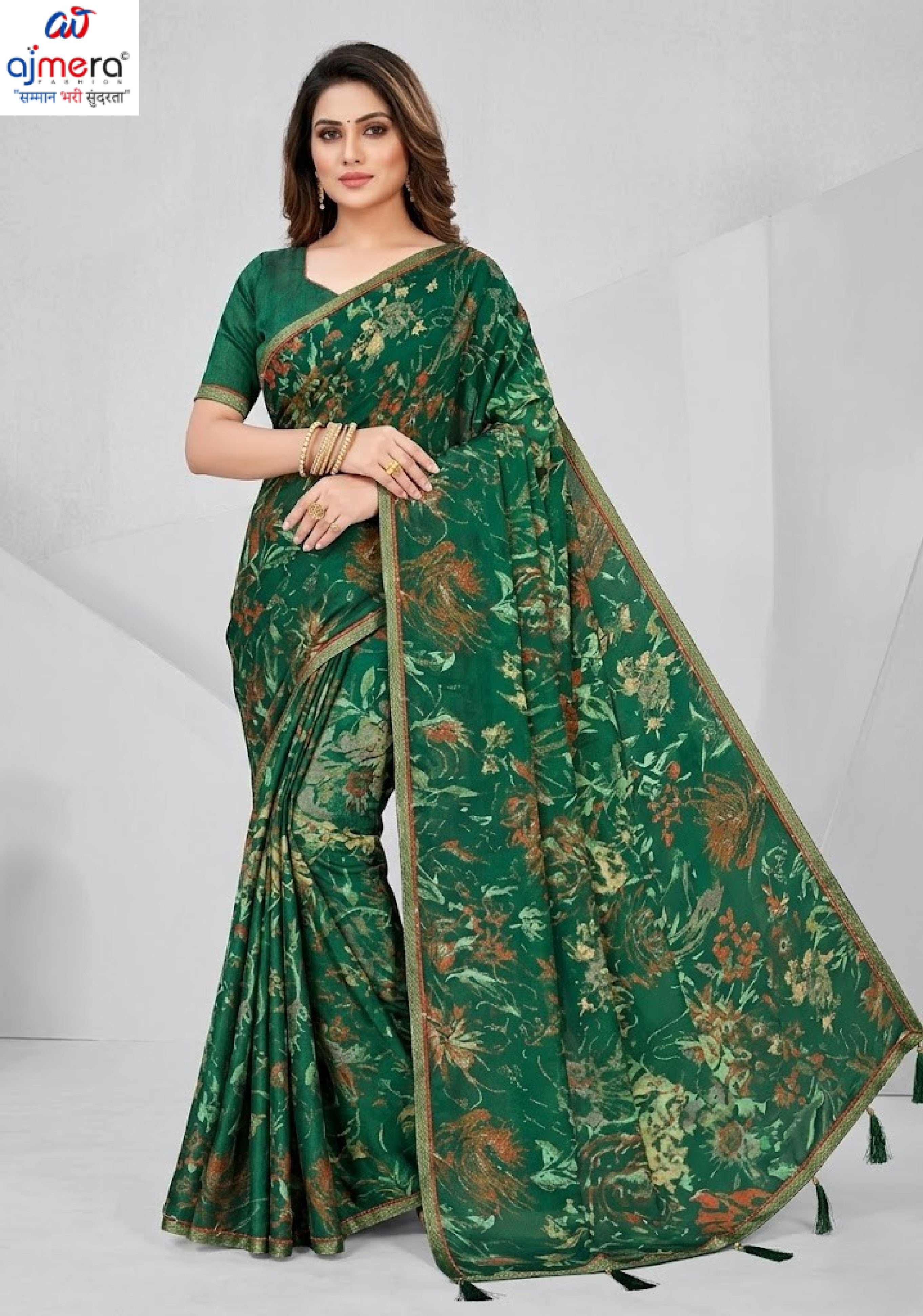 Designer Printed Saree with Blouse Piece for Special Occasions | RDD-NAYRA