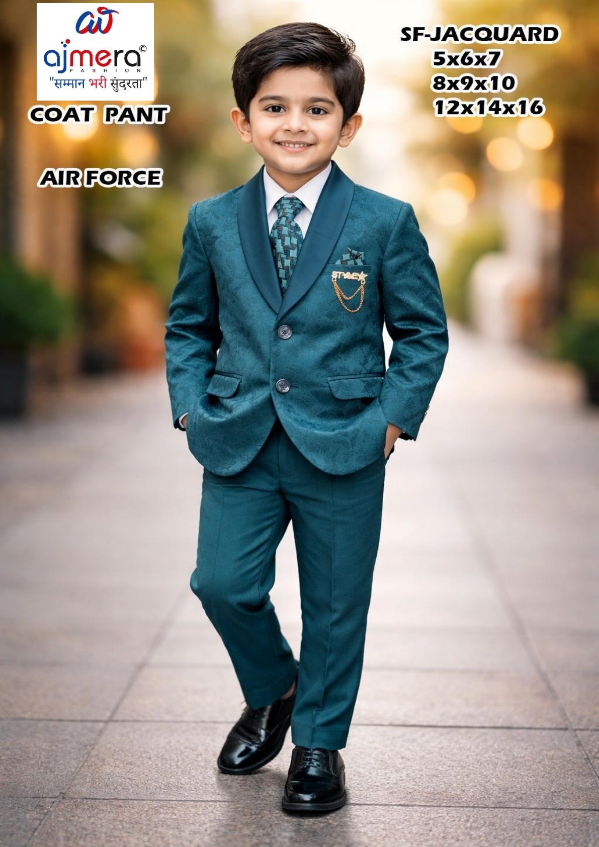 Premium Boys Formal Coat Pant Wholesale | JDW-SF JACQUARD-8X10