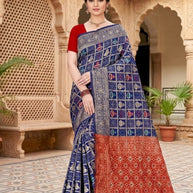Exquisite Rapier Silk Matching Saree With Blouse Piece | TUL-KALASH SILK VOL-02