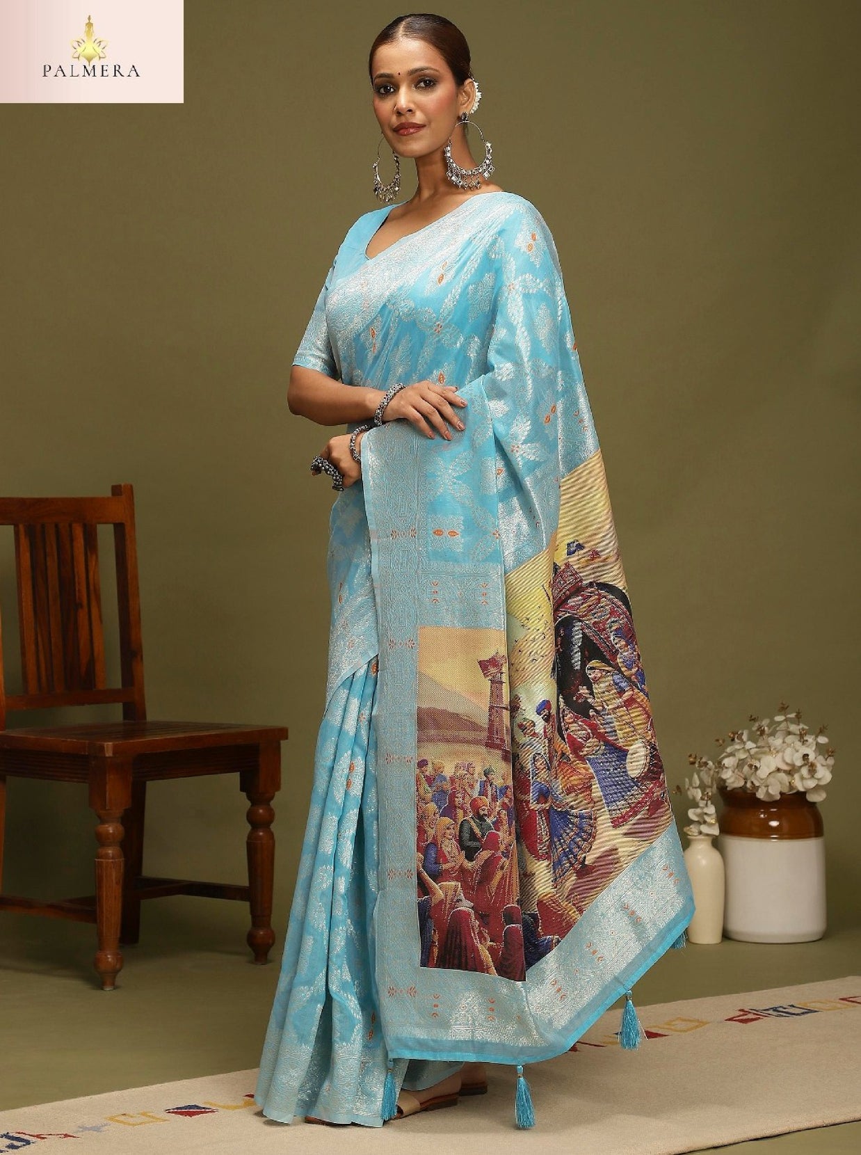 Palmera Saree Wholesaler and Palmera Saree Supplier | ALL-VANAYA-08