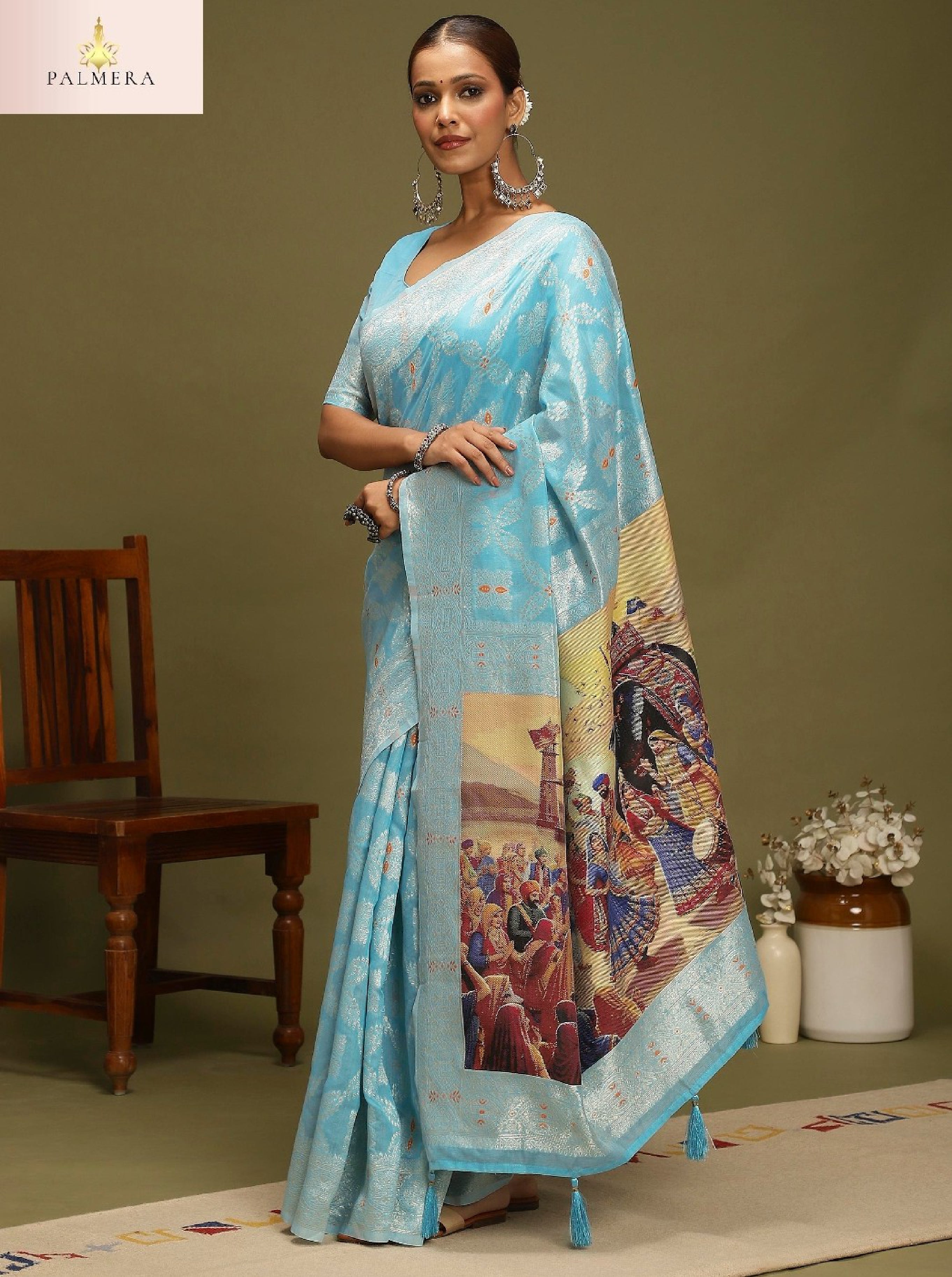 Palmera Saree Wholesaler and Palmera Saree Supplier | ALL-VANAYA-08