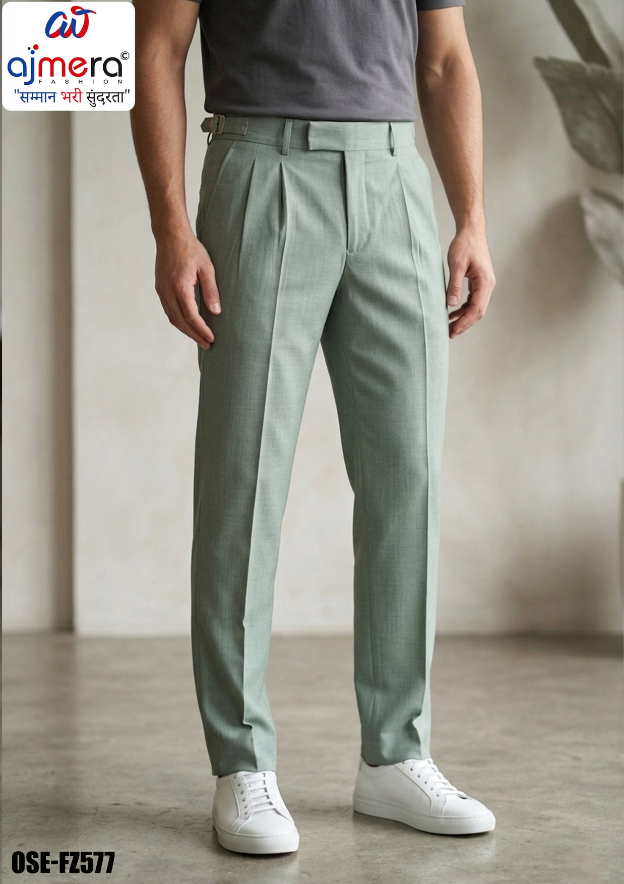Premium Men's Formal Pant for Office & Business Wear | OSE-FZ577