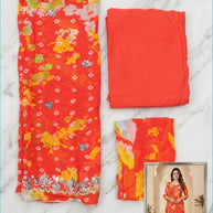 Premium Organza Unstitched Suit Set | KVV-JAIPURI BLAST VOL-1