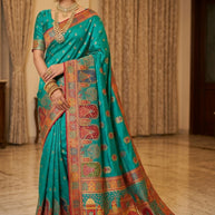 Regal Weave Jacquard Silk Saree With Blouse Piece | STZ-RASA