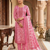 Premium Cotton Unstitched Suit Set | NCY-KAVYA