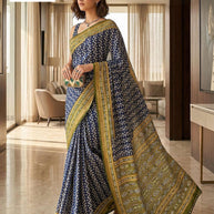 Stylish Printed Saree with Blouse Piece for Traditional Celebrations | RMF-BRIDAL VOL-10