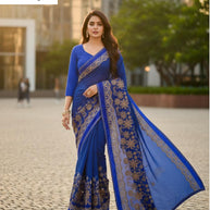 Weightless Print Loose Saree with Blouse for Premium Ethnic and Traditional Wear | MVN-OVERTIME