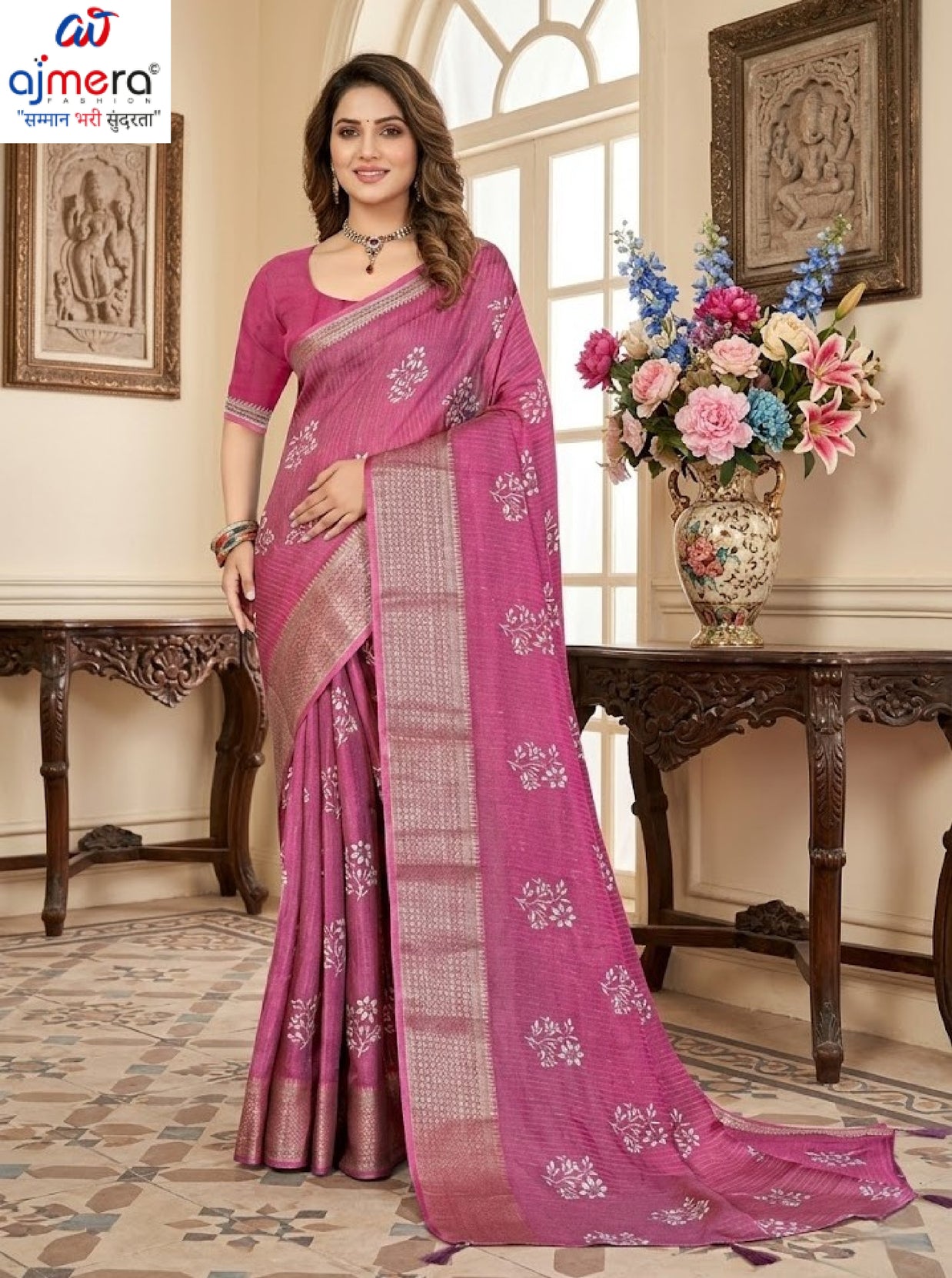 Stylish Printed Saree with Blouse Piece for Traditional Celebrations | TTS-SINDHU VOL-11