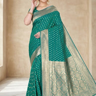 Fashionable Jacquard Silk Saree with Blouse Piece for Special Events | TUL-VEERA SILK VOL-01